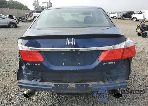 2015 Honda Accord Sport из США, поврежденный, VIN 1HGCR2F5XFA124959